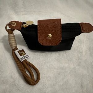 Black and Brown Mini Pouch